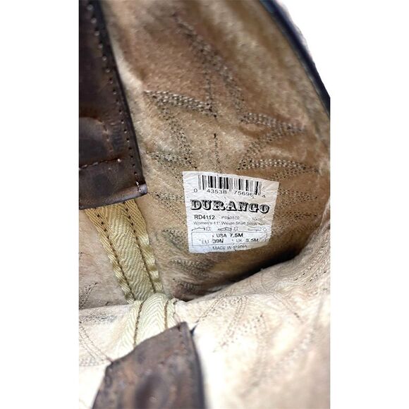 Durango Western Boots Size: 7.5M - Picture 7 of 7